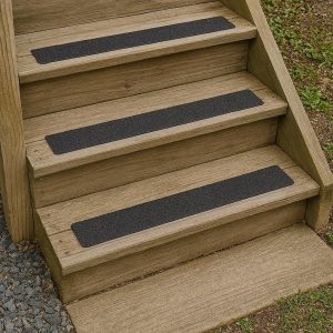 Heavy-Duty Anti-Slip Strips for Outdoor Steps - Weatherproof Grip for Porches & Decks