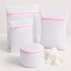 Mesh Laundry Bags for Delicate Clothes - Washable Protective Sleeves for Bras & Lingerie