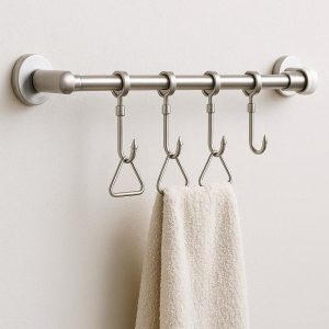 _5699d643-1f06-47f2-8d65-d87784acda57 Adjustable Tension Hooks – Removable Shower Curtain Rod & Towel Rack