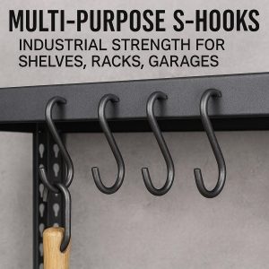 _5e1acf96-25f5-47da-9ef3-a8f979e24fc5 Multi-Purpose S-Hooks – Industrial Strength for Shelves, Racks & Garages