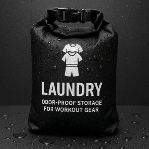 Waterproof Laundry Bag for Gym Clothes - Odor-Proof Storage for Workout Gear