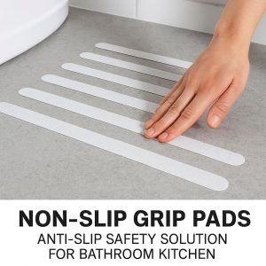 Non-Slip Grip Pads for Slippery Surfaces - Anti-Slip Safety Solution for Bathroom & Kitchen