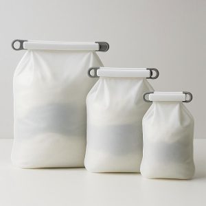 Multi-Size Silicone Sealed Laundry Bag - Airtight for Odor Control