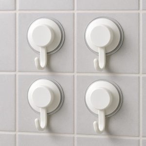 7 Suction Cup Hooks - removable for Tile & Glass Surfaces